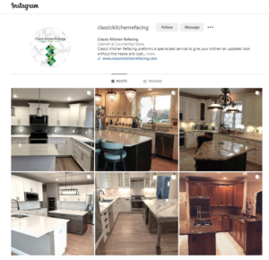 @ClassicKitchenRefacing has launched on Instagram.